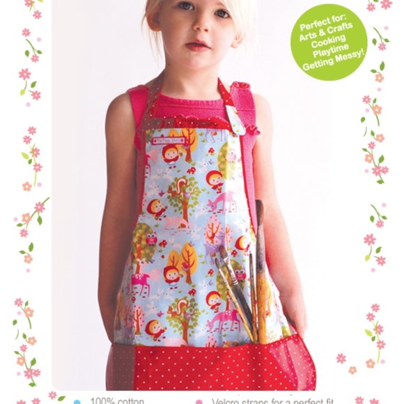 Little Red Riding Hood Arts and Crafts Apron for Kids - Picture 2 of 2